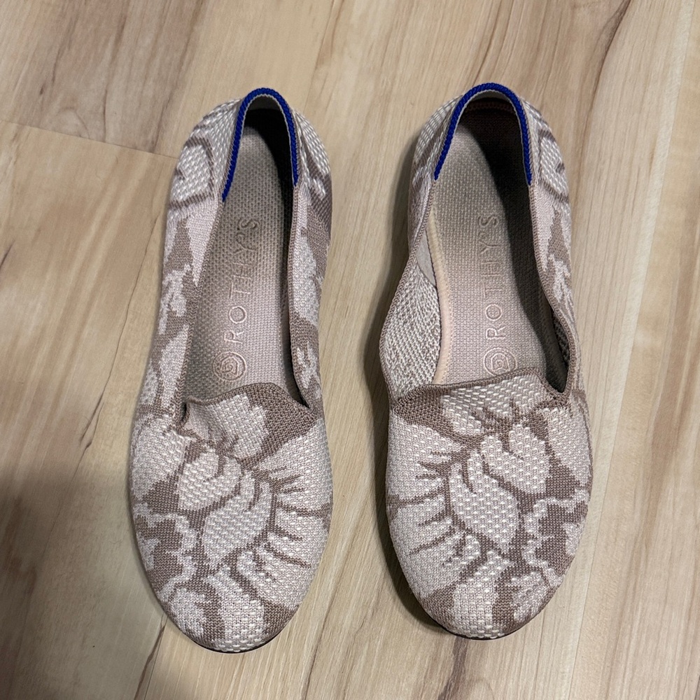 Rothy's Women's Floral Beige Flats